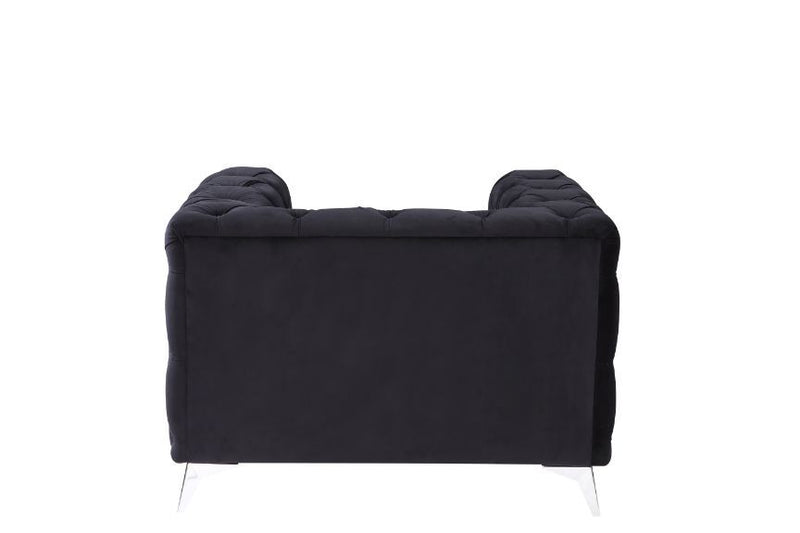 Phifina - Chair - Black Velvet - Grand Furniture GA