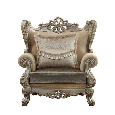 Ranita - Chair - Fabric & Champagne - Grand Furniture GA