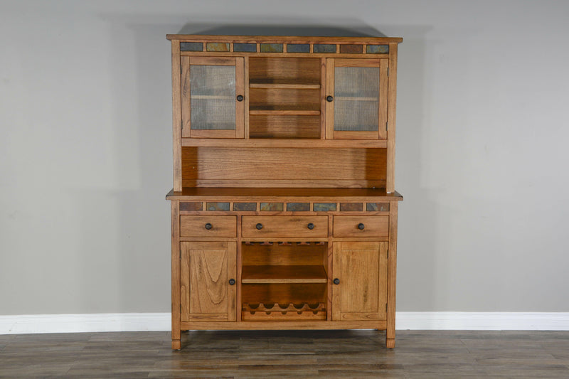 Sedona - Buffet & Hutch - Rustic Oak.