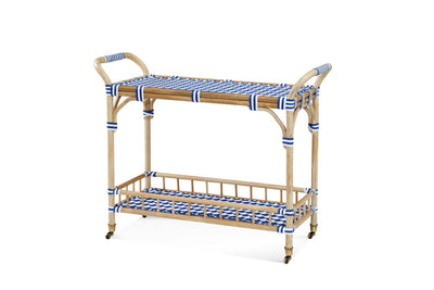 Ventana - Bar Cart - Blue - Bars & Bar Carts - Grand Furniture GA