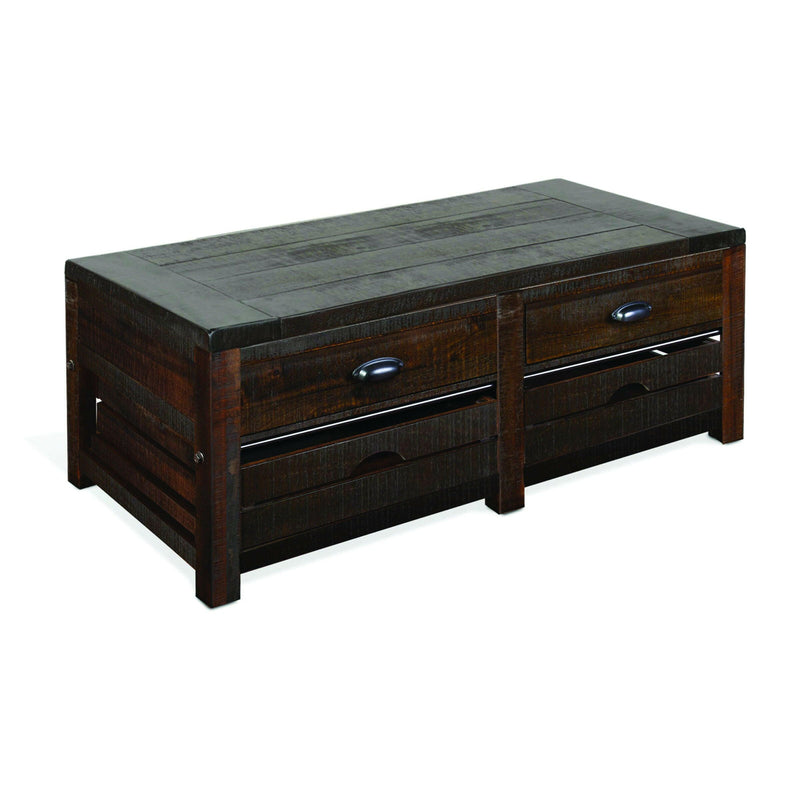 Homestead - 19" Coffee Table - Dark Brown.