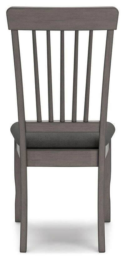 Shullden - Gray - Dining Room Side Chair (Set of 2).