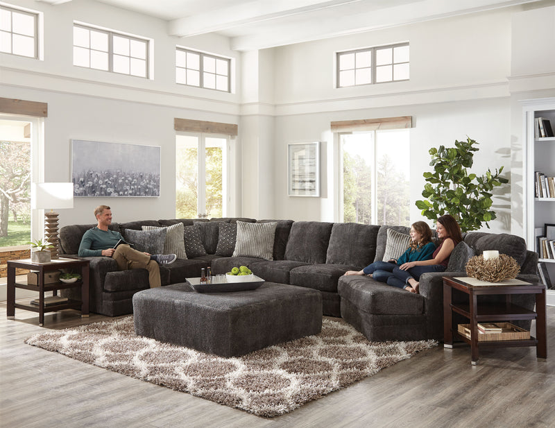 Mammoth Modular Sectional - Armless Chair - Smoke - 38"