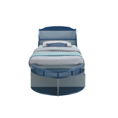 Neptune II - Twin Bed - Gray & Navy