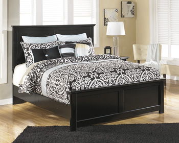 Maribel - Black - King Panel Footboard