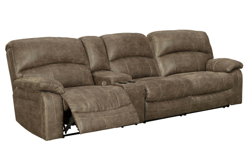 Segburg - Driftwood - 2-Piece Power Reclining Sectional.