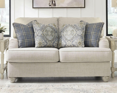 Traemore - Pearl Silver - Loveseat.