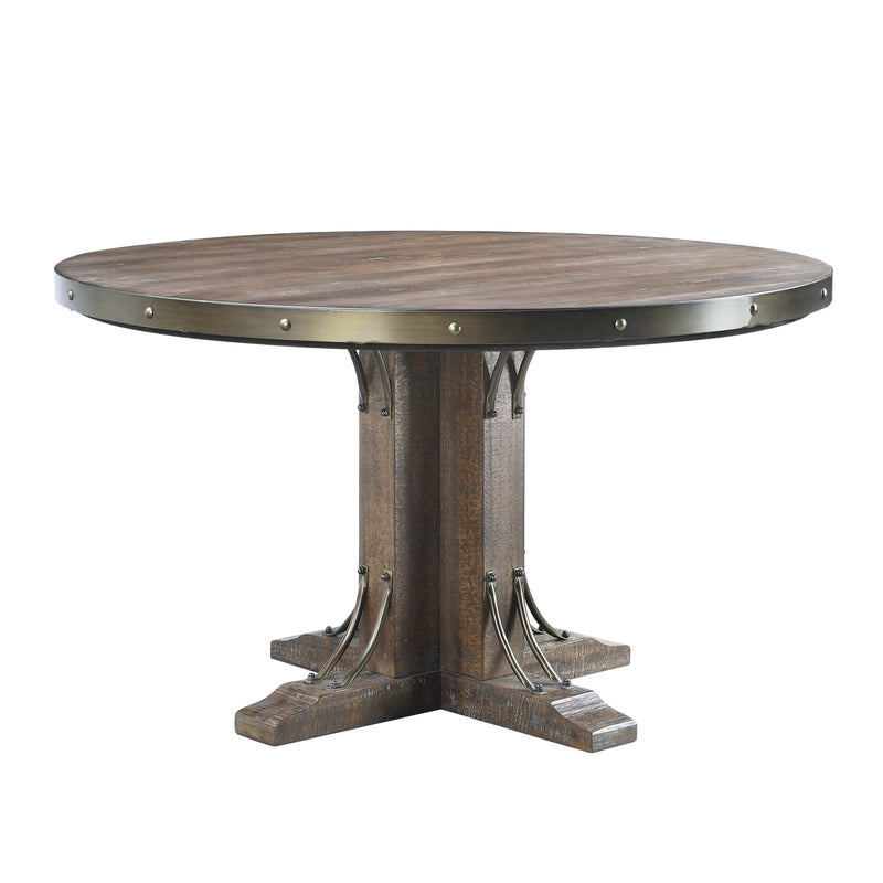 Raphaela - Dining Table - Weathered Cherry Finish - 30" - Grand Furniture GA