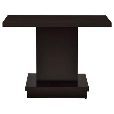 Reston - Pedestal Sofa Table - Cappuccino.