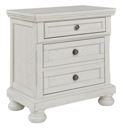 Robbinsdale - Antique White - Two Drawer Night Stand.