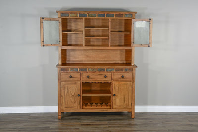 Sedona - Buffet & Hutch - Rustic Oak.