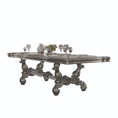 Versailles - Dining Table - Antique Platinum - 32" - Grand Furniture GA