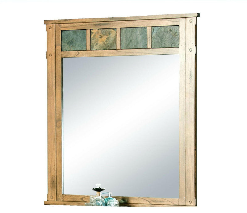 Sedona - Petite Mirror - Light Brown.