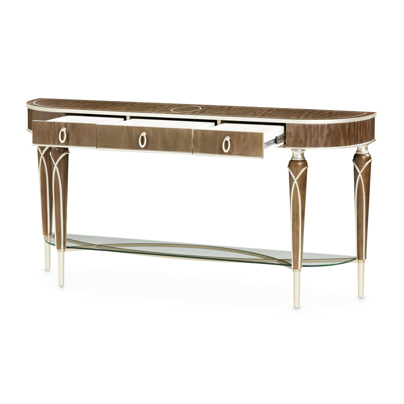 Villa Cherie Console Table - Hazelnut - Console Tables - Grand Furniture GA