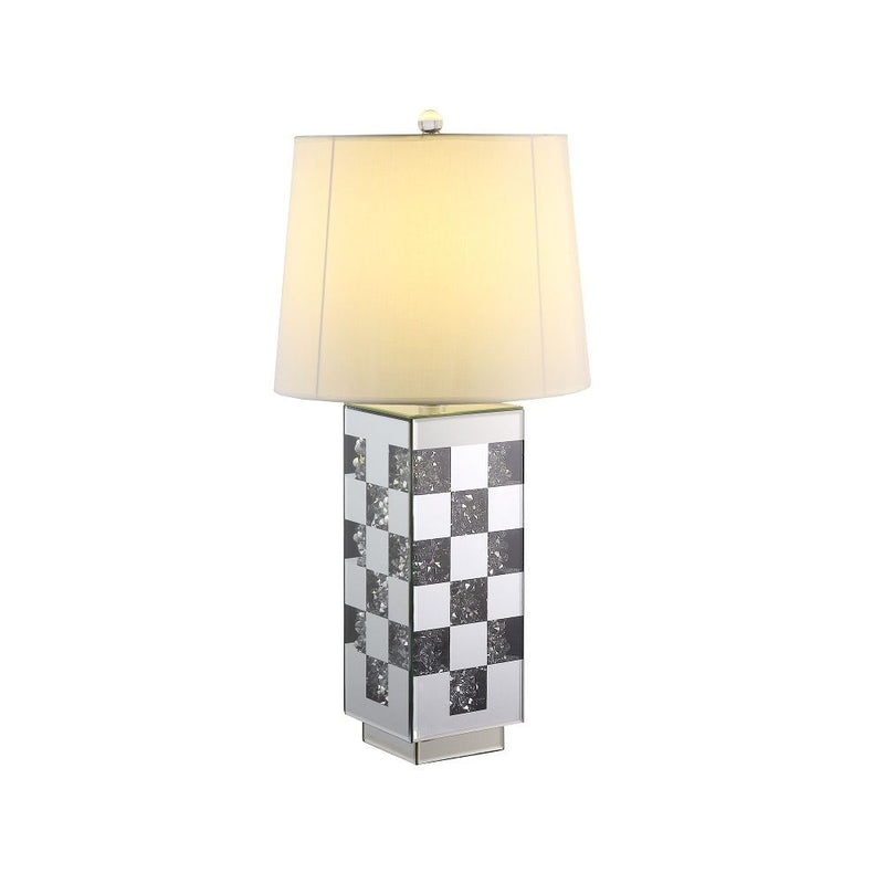 Noralie - Table Lamp - Mirrored & Faux Diamonds - 30" - Grand Furniture GA