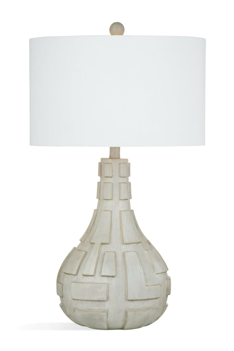 Satule - Table Lamp - White - Table Lamps - Grand Furniture GA