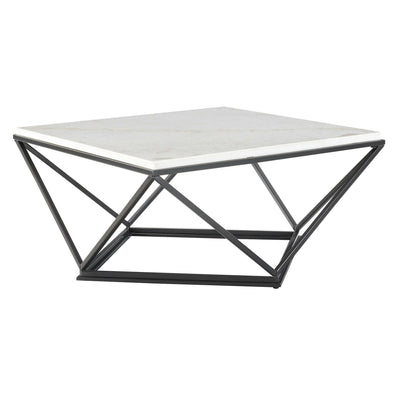 Riko - Square Coffee Table - Black - 36" - Coffee Tables - Grand Furniture GA