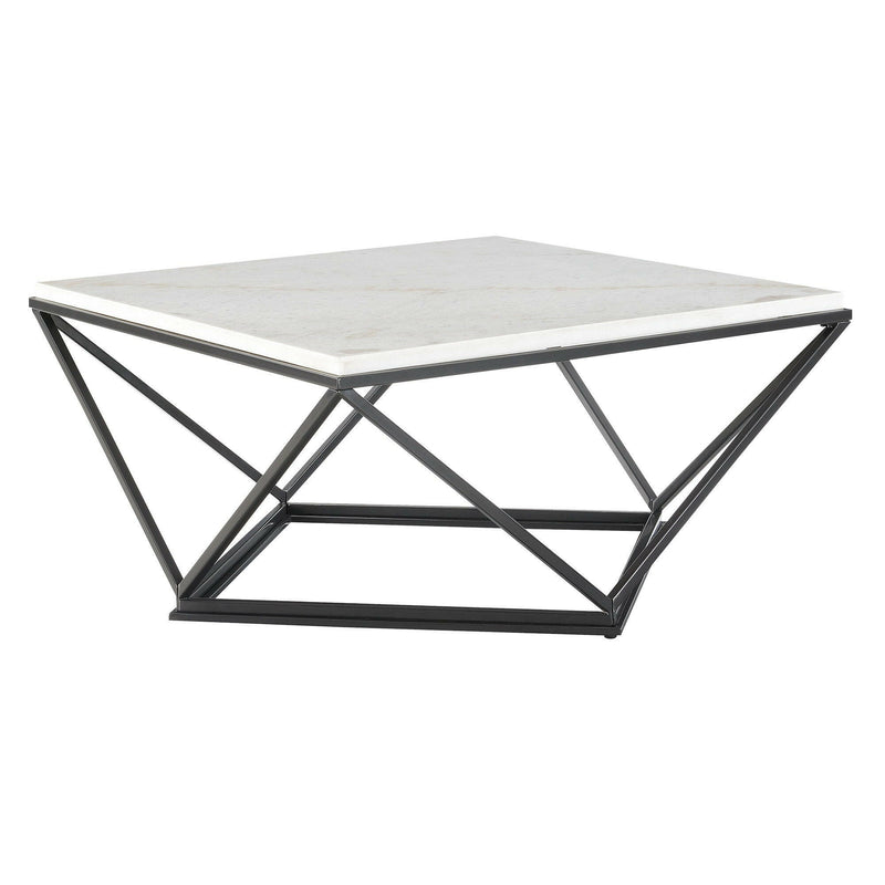 Riko - Square Coffee Table - Black - 36" - Coffee Tables - Grand Furniture GA