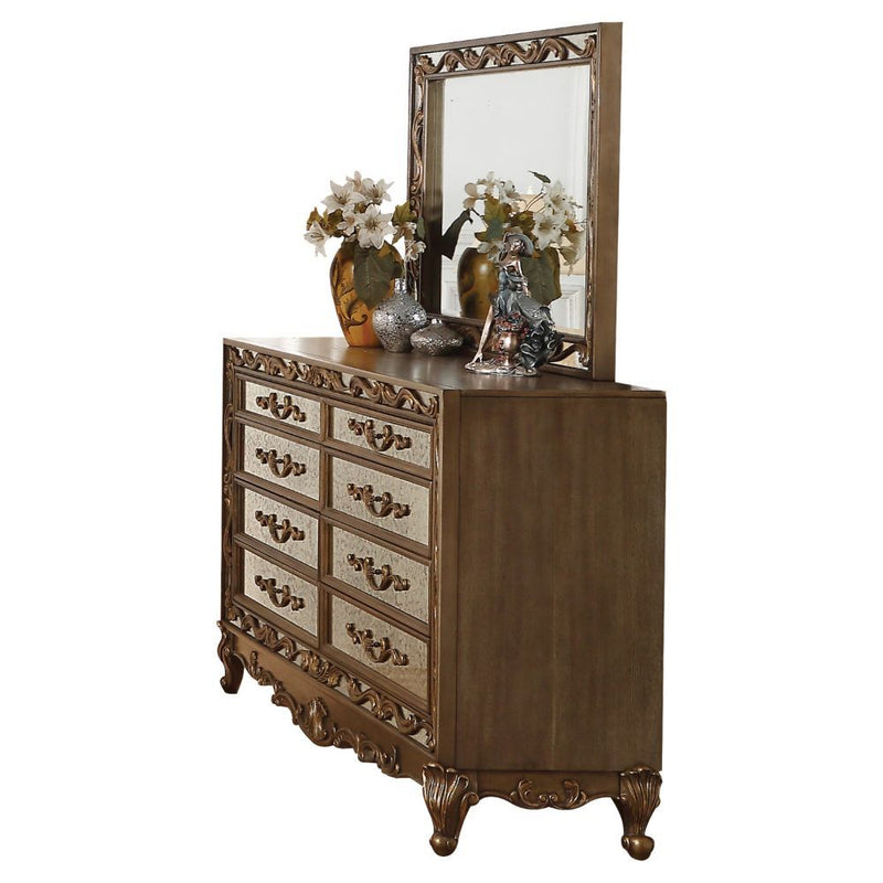 Orianne - Dresser - Antique Gold - Grand Furniture GA