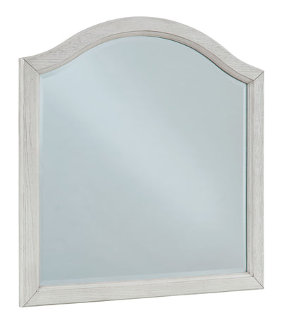 Robbinsdale - Antique White - Bedroom Mirror - Youth.
