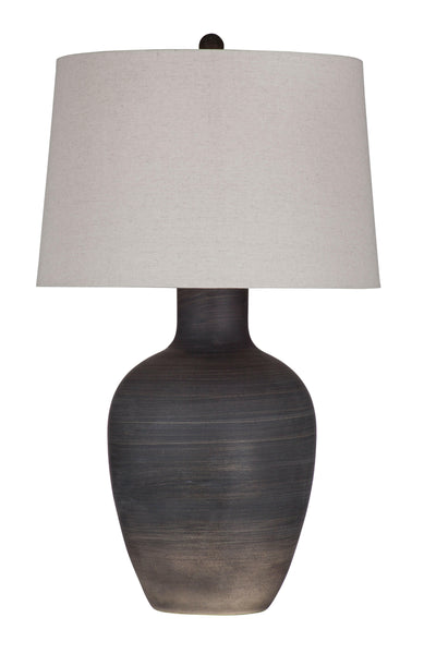 Volga - Table Lamp - Dark Gray - Table Lamps - Grand Furniture GA