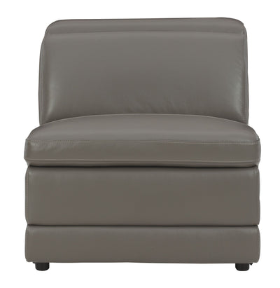 Texline - Gray - Armless Chair/Manual Headrest.