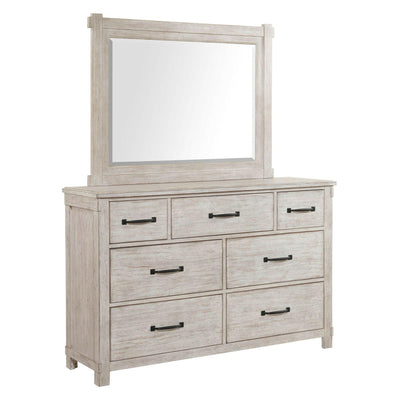 Scott - 7-Drawer Dresser With Mirror Set - Dresser & Mirror - Grand Furniture GA