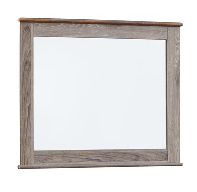 Zelen - Warm Gray - Bedroom Mirror - Mirrors - Grand Furniture GA