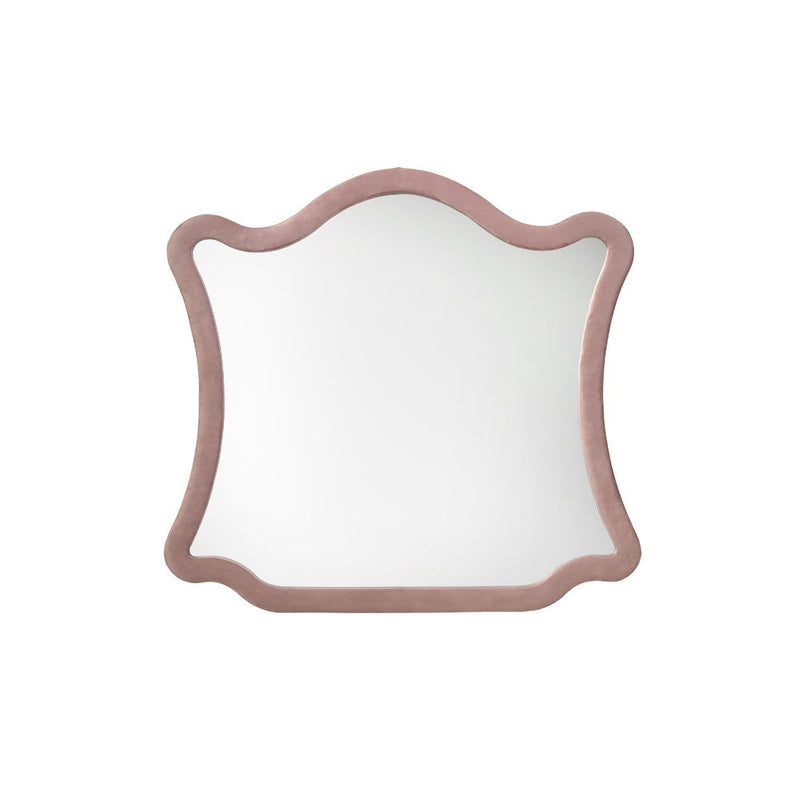 Salonia - Mirror - Pink Velvet - Grand Furniture GA