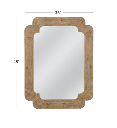 Phelps - Wall Mirror - Light Brown