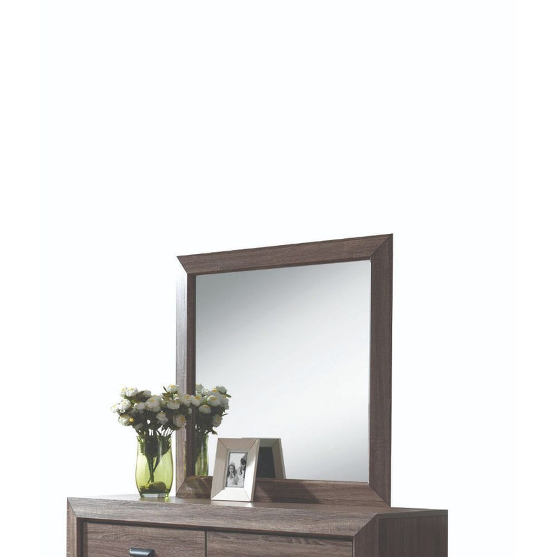 Lyndon - Mirror - Weathered Gray Grain - Grand Furniture GA