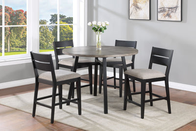 Mathis - Counter Height Table - Black - Grand Furniture GA