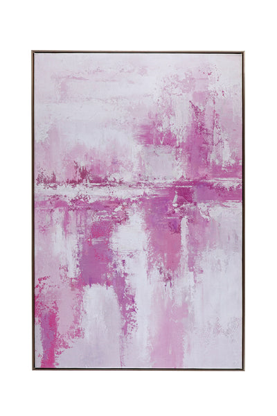 Settled - Canvas Art - Pink - Canvas Art - Grand Furniture GA