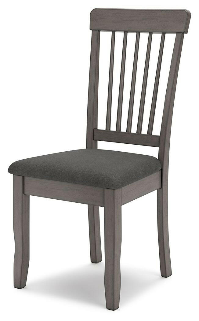 Shullden - Gray - Dining Room Side Chair (Set of 2).