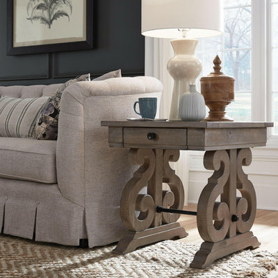 Tinley Park - Rectangular End Table - Dove Tail Grey.