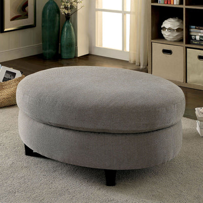 Sarin - Ottoman - Warm Gray - Grand Furniture GA