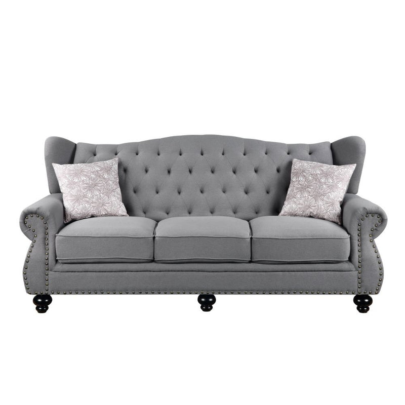 Hannes - Sofa - Gray Fabric - Grand Furniture GA