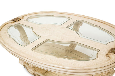 Platine de Royale - Oval Cocktail Table - Champagne