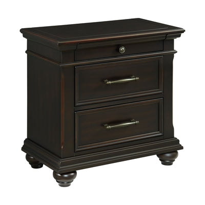 Slater - 3-Drawer Nightstand With Usb Ports - Nightstands w/ Charging Stations - Grand Furniture GA