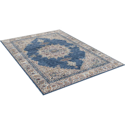 Payas - 5' x 7' Area Rug - Blue / Beige - Grand Furniture GA