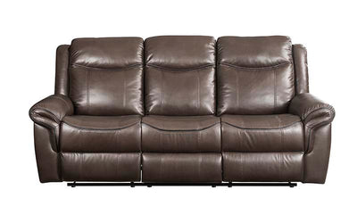 Lydia - Sofa - Brown Leather Aire - Grand Furniture GA