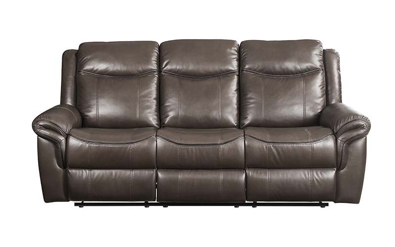 Lydia - Sofa - Brown Leather Aire - Grand Furniture GA