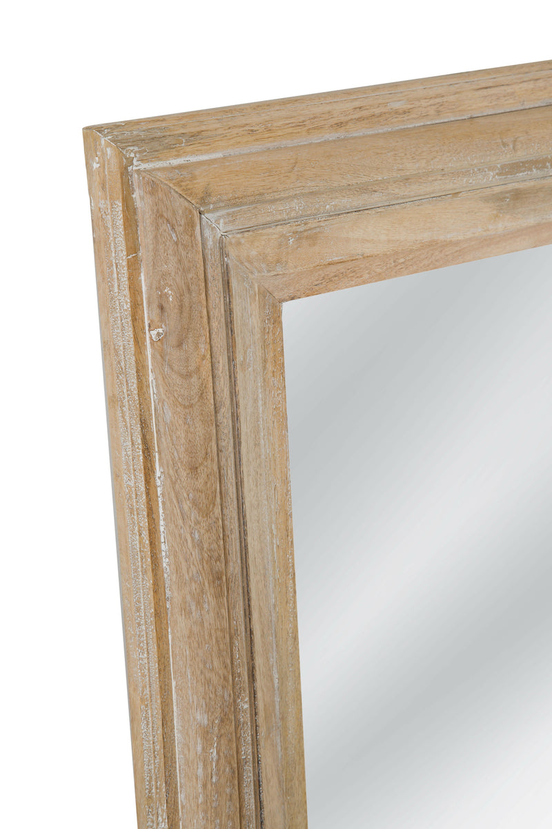 Rustic - Wall Mirror - Light Brown - Wall Mirrors - Grand Furniture GA