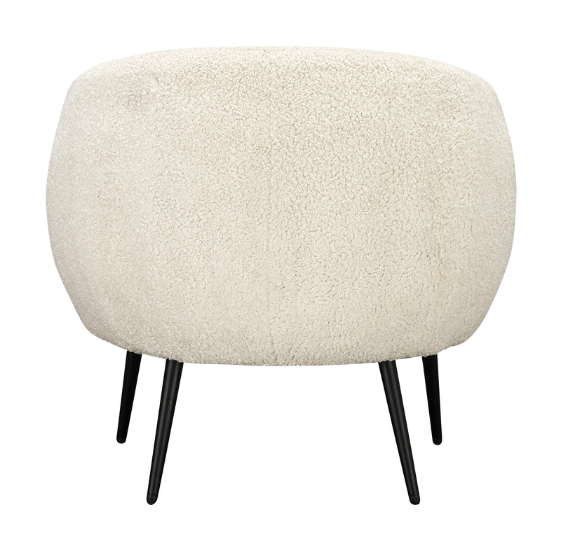 Lyra - Accent Chair - Ivory / Black