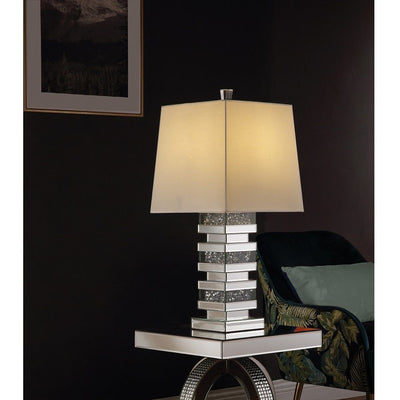 Noralie - Table Lamp - Pearl Silver - Glass - Grand Furniture GA