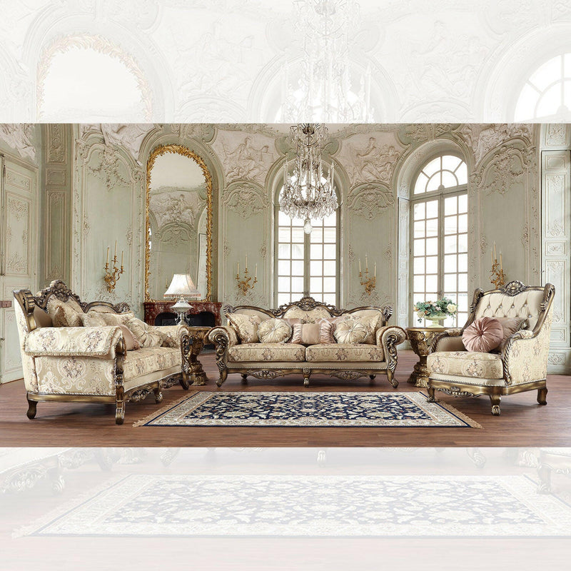 HD-506 - 3PC SOFA LOVESEAT SET