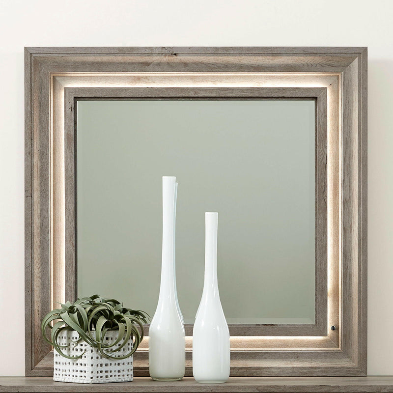 Horizons - Lighted Mirror - Gray.