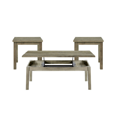 Oak Lawn - Three Pack Occasional Set (Lift Top Coffee Table) - Paper