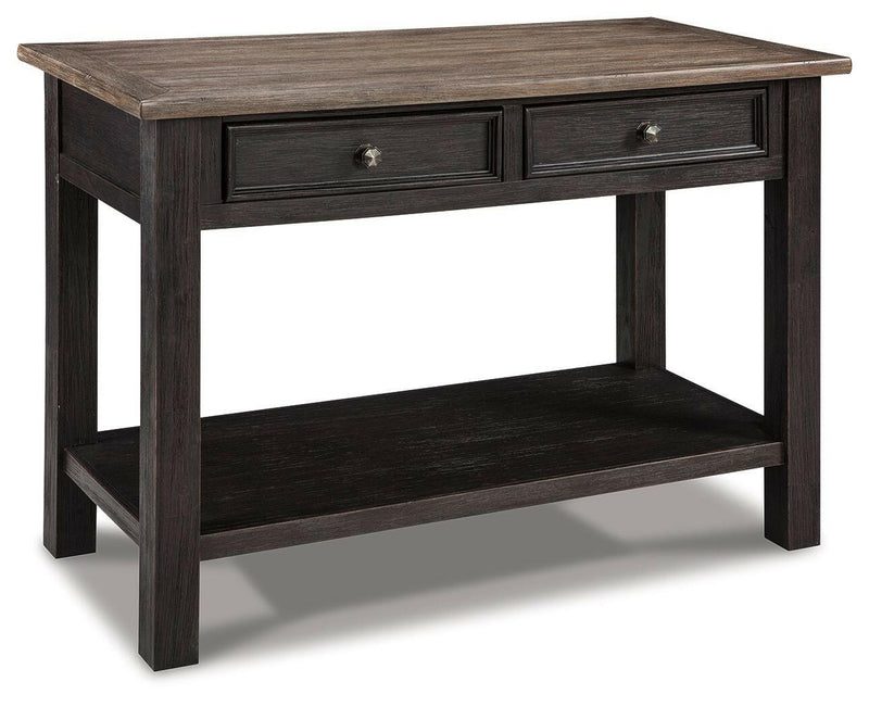 Tyler - Grayish Brown / Black - Sofa Table.