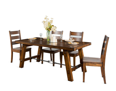 Tuscany - Dining Table - Dark Brown.